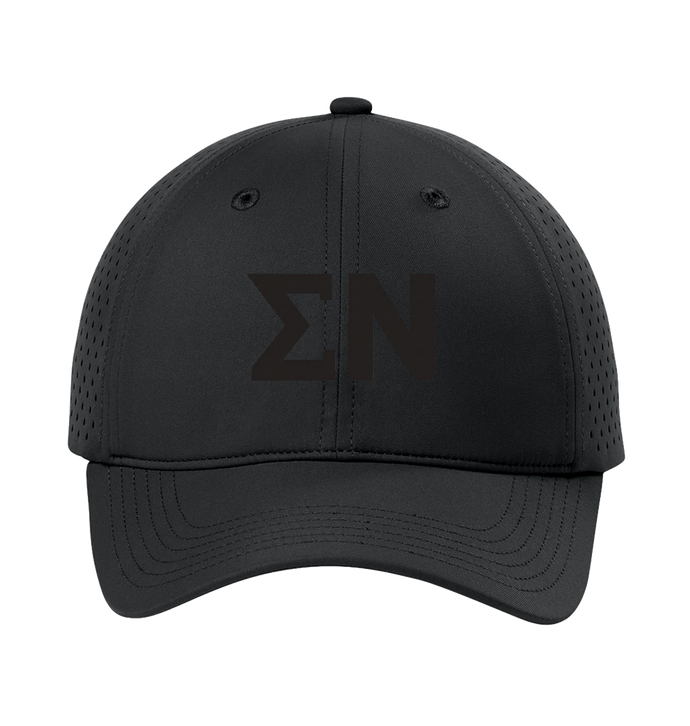 Deep Black Caps Front