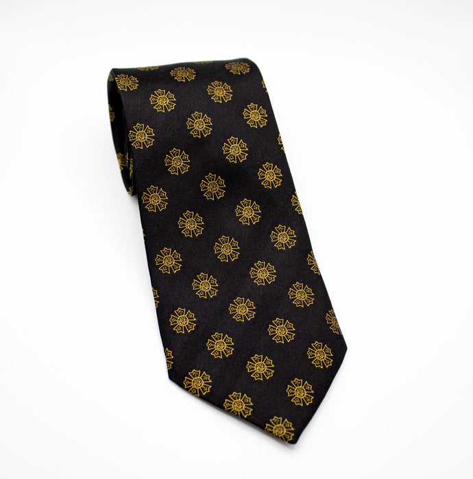 Sigma Nu Badge Silk Tie