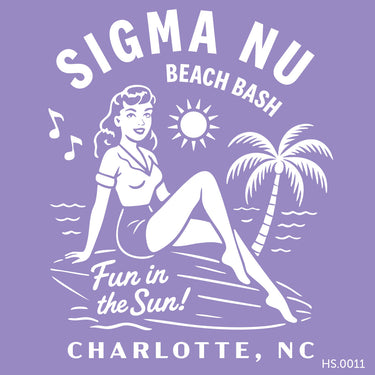Sigma Nu Charlotte Beach Bash Tee