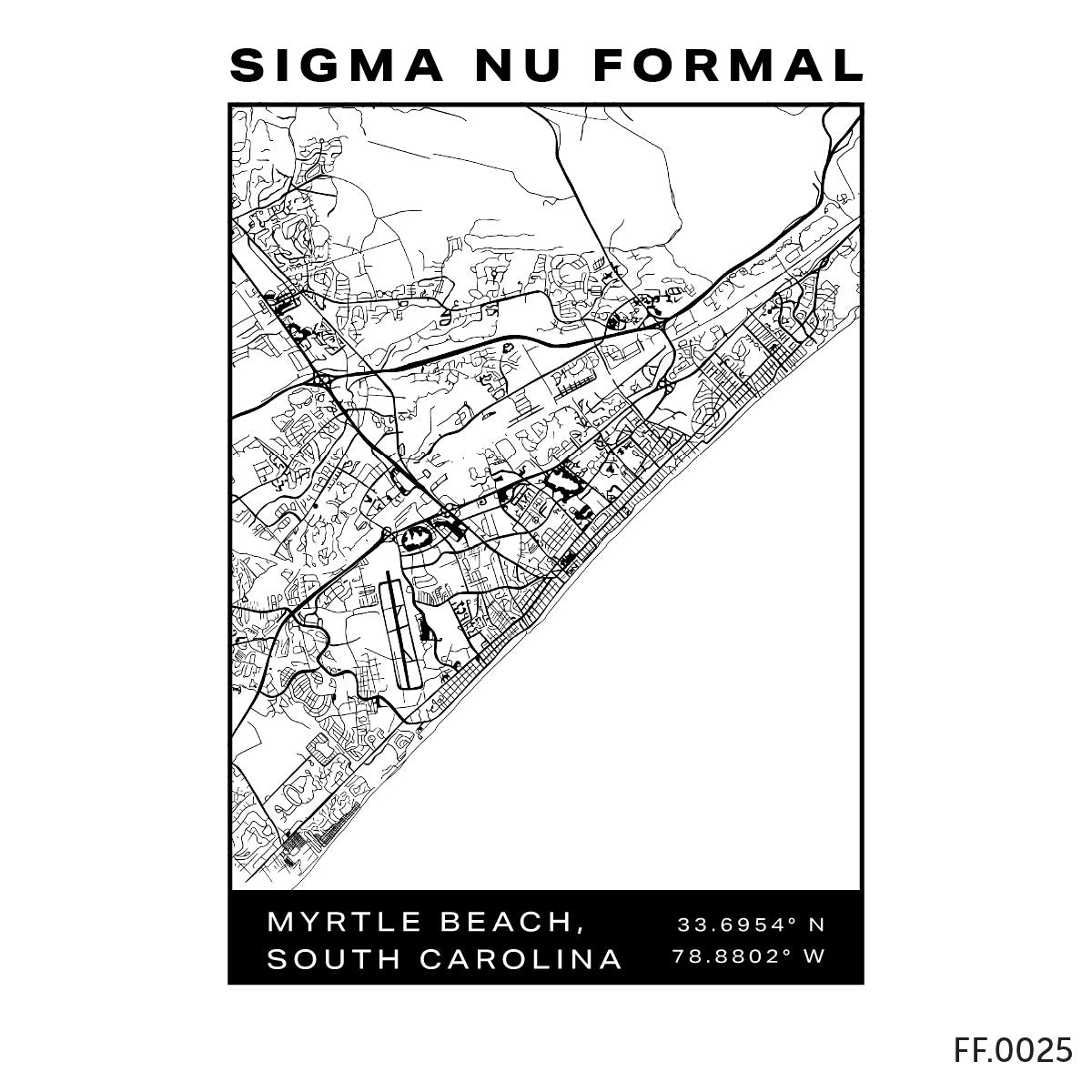 Sigma Nu Myrtle Beach Formal Tee