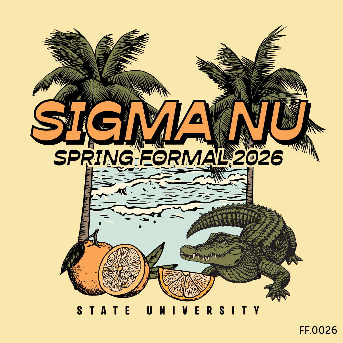 Sigma Nu Spring Formal 2026 Tee