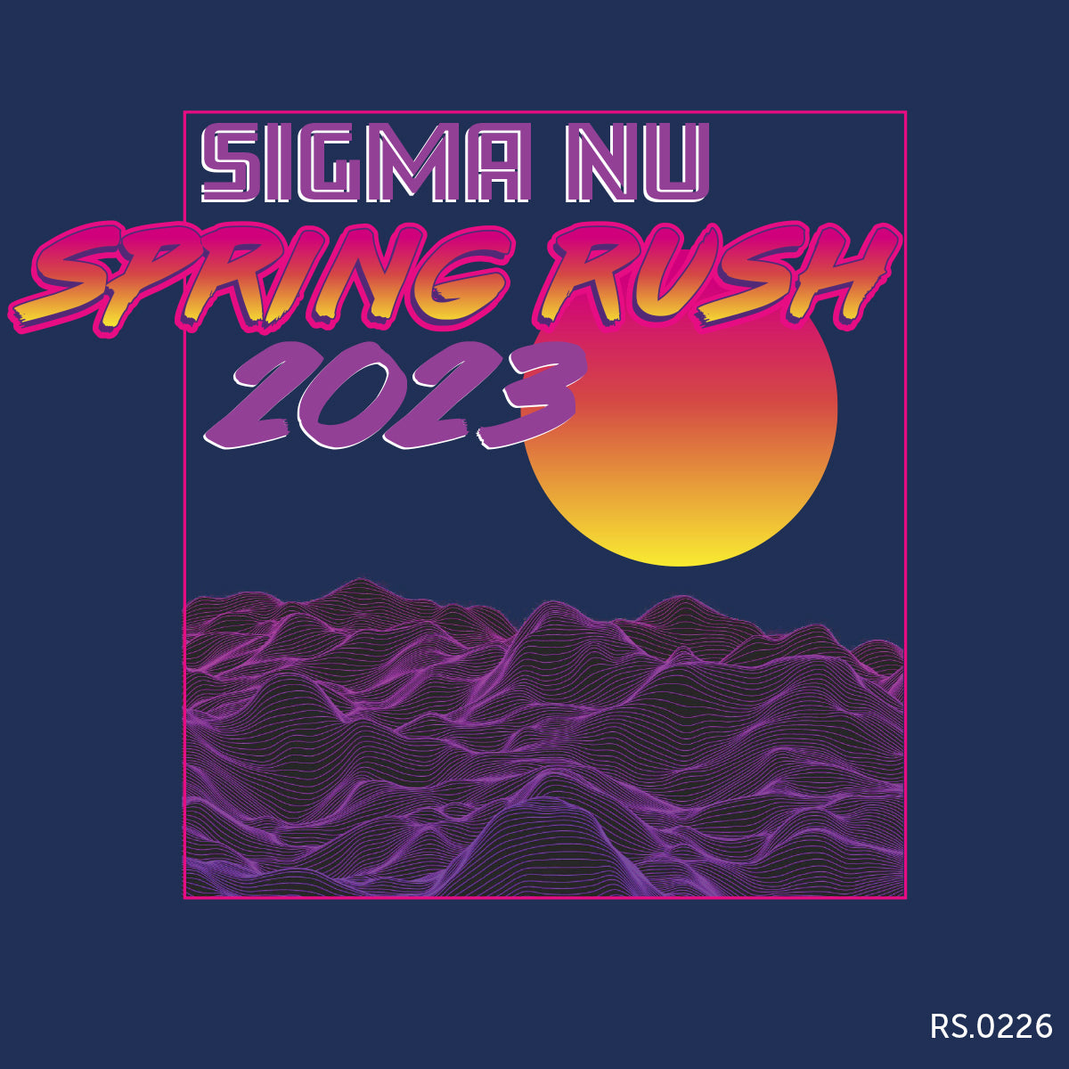 Sigma Nu Spring Rush 2023 Tee