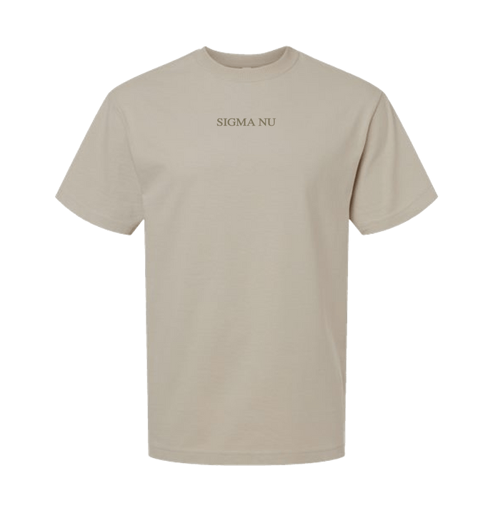 Bone Printed Premium T-Shirt Front