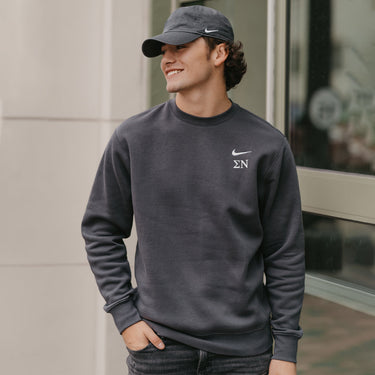 Sigma Nu Nike Embroidered Crewneck