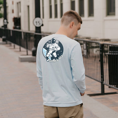 Sigma Nu Space Age Long Sleeve Pocket Tee