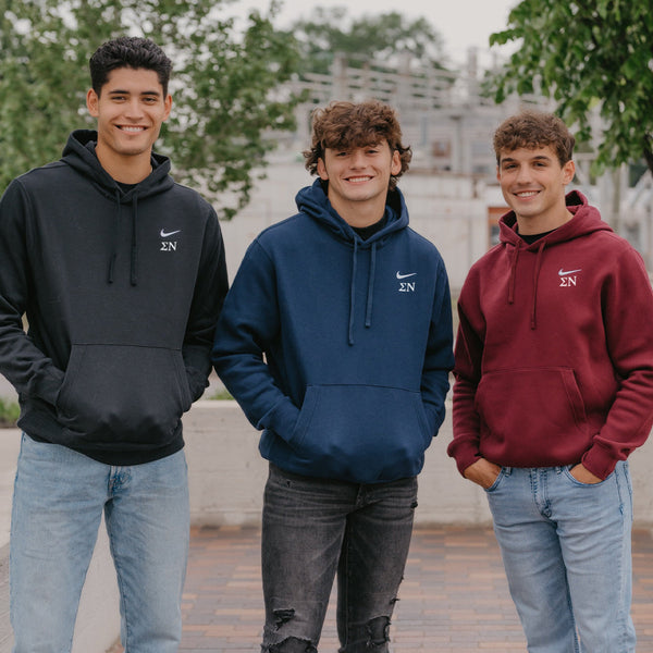 Sigma Nu Nike Embroidered Hoodie – Sigma Nu Official Store