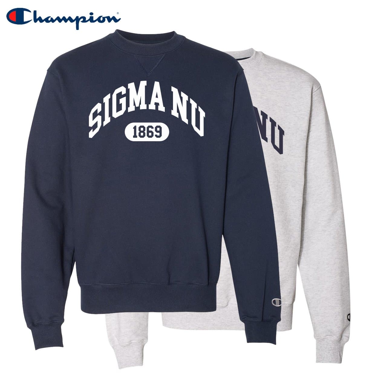 Sigma Nu Heavyweight Champion Crewneck Sweatshirt | Sigma Nu | Sweatshirts > Crewneck sweatshirts