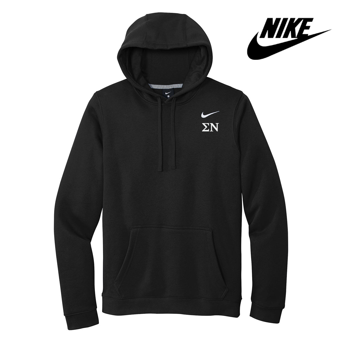Sigma Nu Nike Embroidered Hoodie