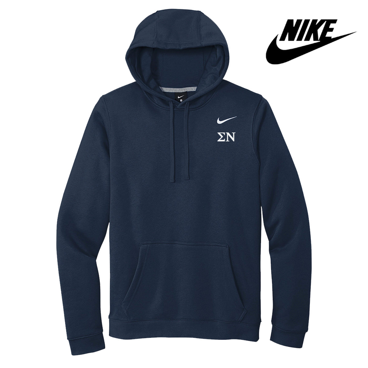 Sigma Nu Nike Embroidered Hoodie
