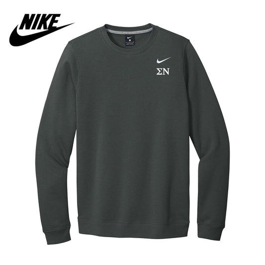 New! Sigma Nu Nike Embroidered Crewneck