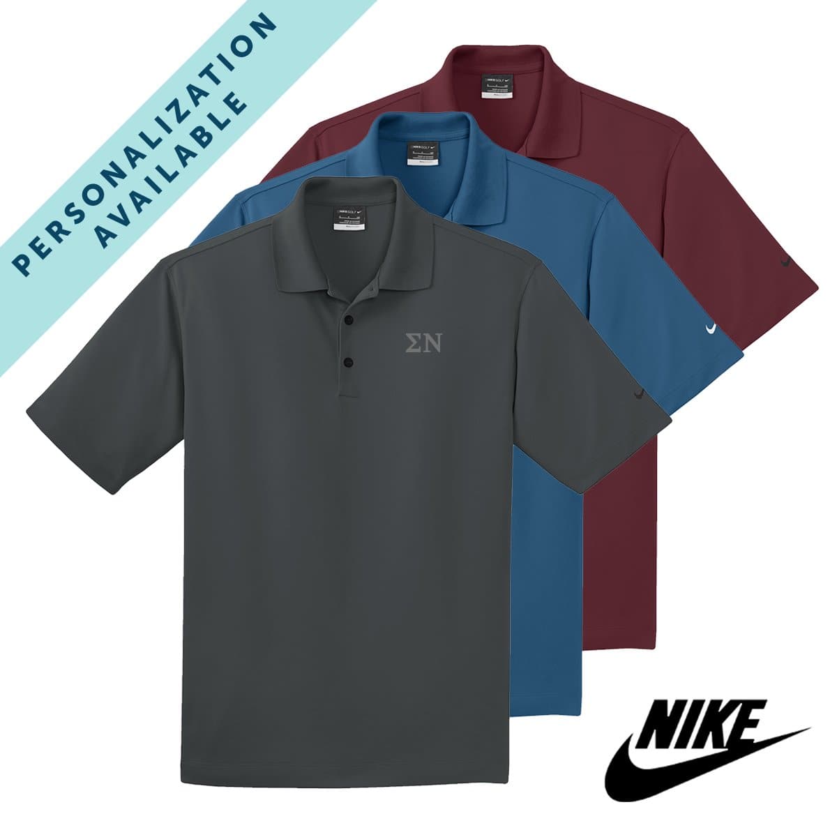 Sigma Nu Nike Embroidered Performance Polo | Sigma Nu | Shirts > Short sleeve polo shirts