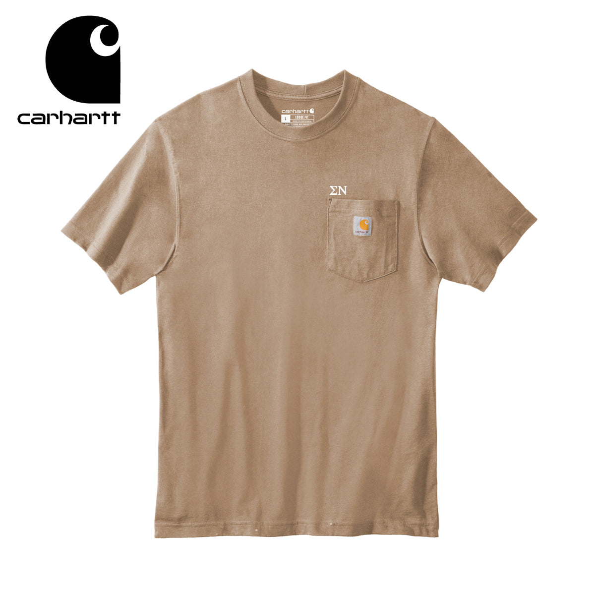 Sigma Nu Carhartt Relaxed Fit Short Sleeve Pocket Tee