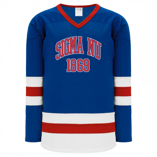 Sigma Nu Patriotic Hockey Jersey