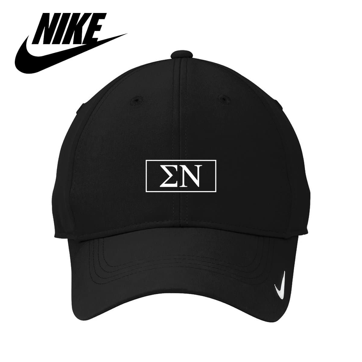 Sigma Nu Black Nike Dri-FIT Performance Hat | Sigma Nu | Headwear > Billed hats