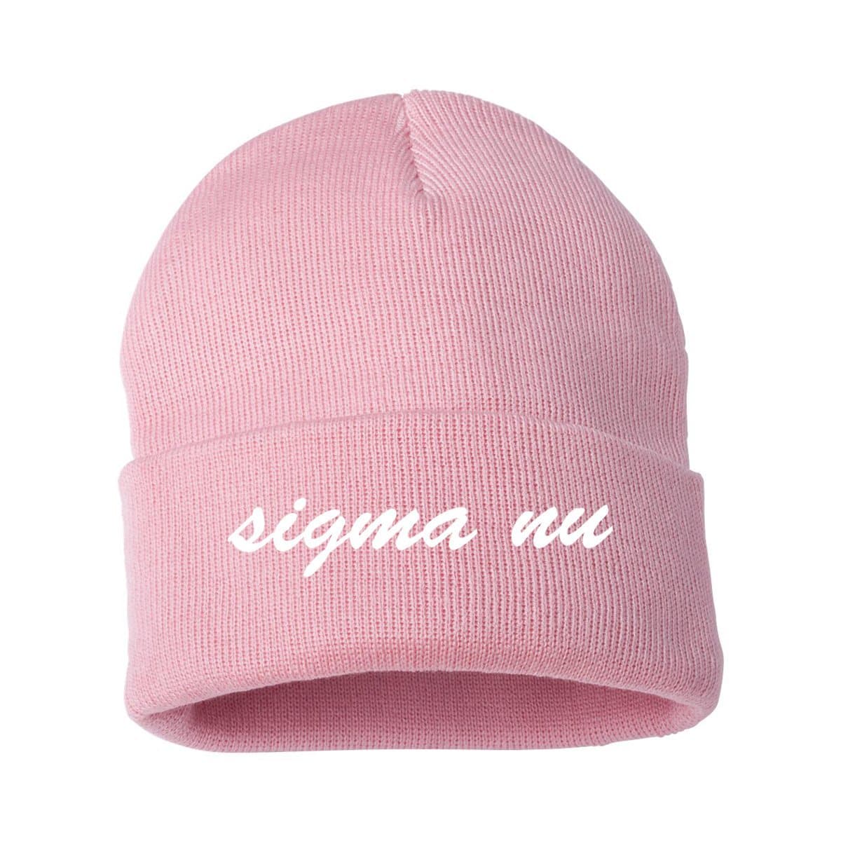 Sigma Nu Pink Sweetheart Beanie | Sigma Nu | Headwear > Beanies