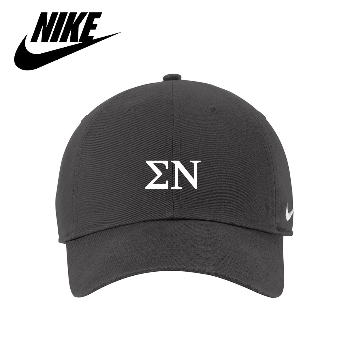 Sigma Nu Nike Heritage Hat With Greek Letters