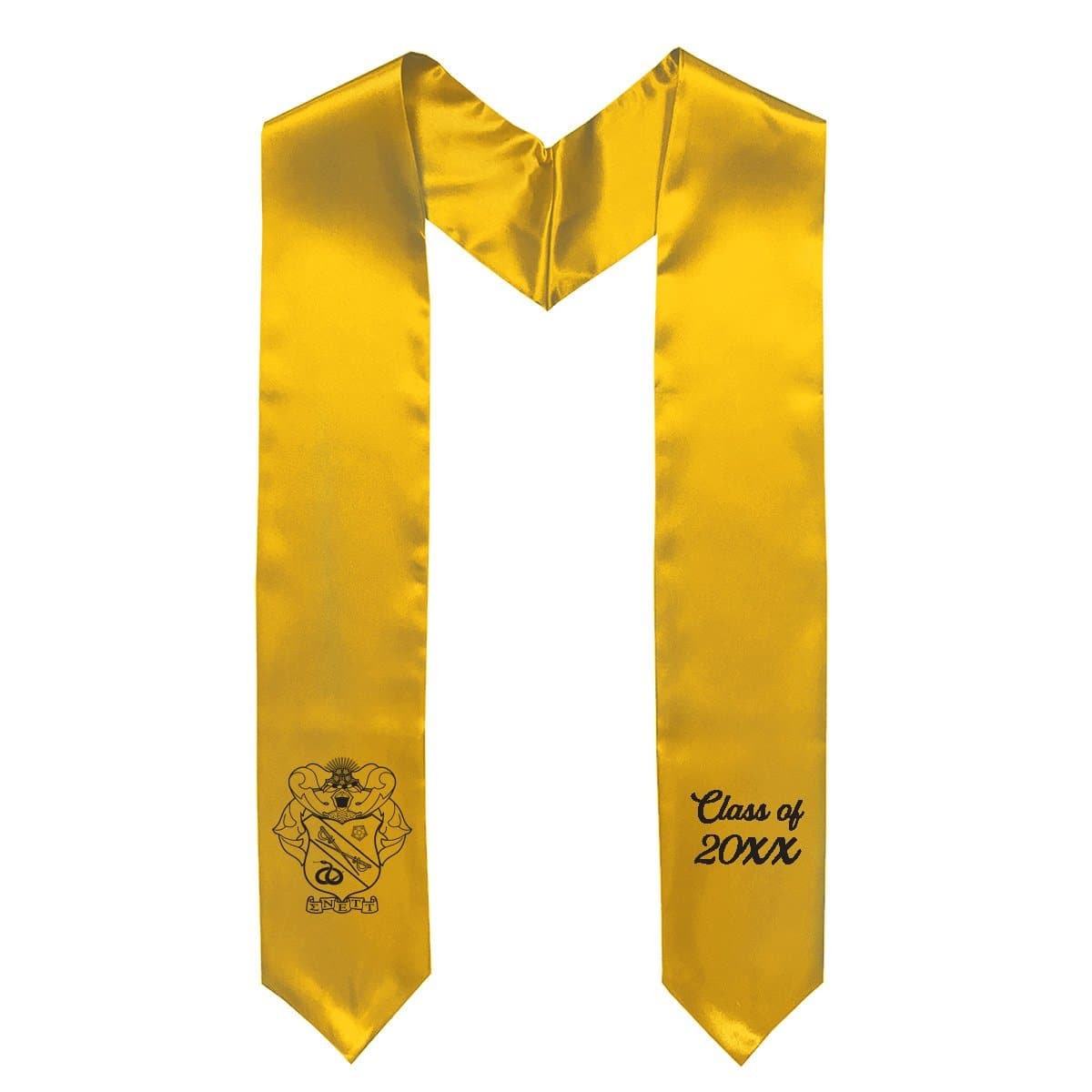 Sigma Nu Embroidered Crest Graduation Stole | Sigma Nu | Apparel > Stoles