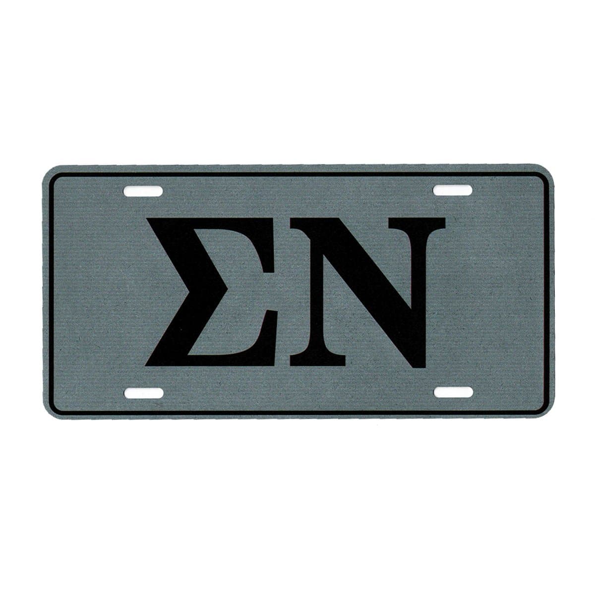 Sigma Nu License Plate | Sigma Nu | Car accessories > Decorative license plates