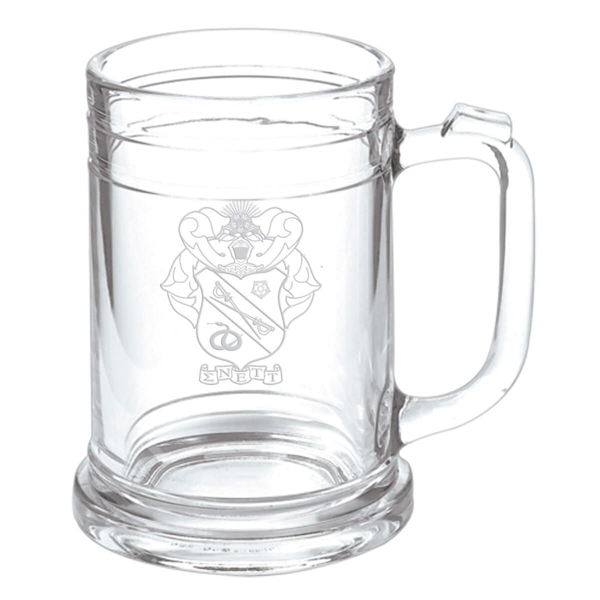 Sigma Nu Keepsake Glass Mug | Sigma Nu | Drinkware > Stein mugs/tankards