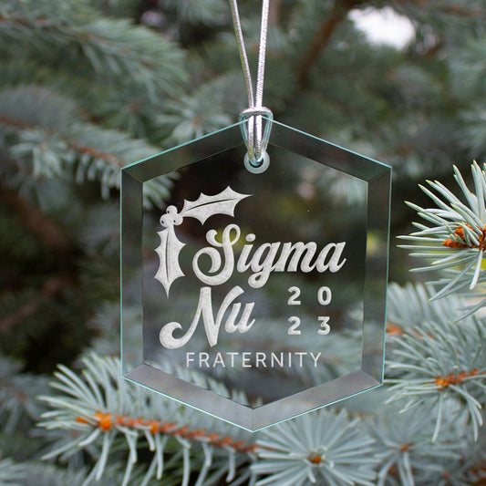 New! Sigma Nu 2023 Limited Edition Holiday Ornament
