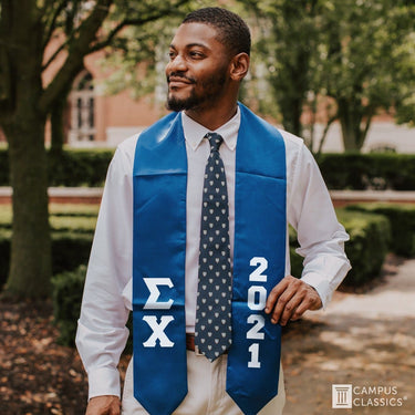 Sigma Nu Pick Your Own Colors Graduation Stole | Sigma Nu | Apparel > Stoles